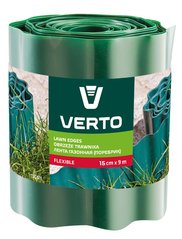 Стрічка газонна Verto, бордюрна, хвиляста, 15см x 9м