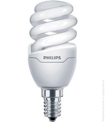Лампа енергозберігаюча Philips E14 8W 220-240V WW 1PF / 6 Tornado T2 mini