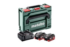 Акумулятори METABO 2 x LiHD 5.5 Ah, ASC 145, Metaloc