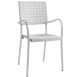 Кресло Papatya Karea белое, база алюминий Фото 1 из 4