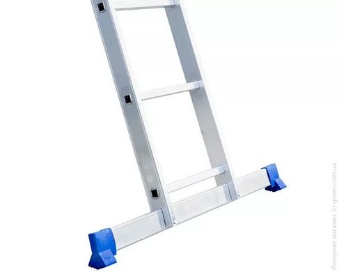 Алюминиевая односекционная лестница 15 ступеней UNOMAX VIRASTAR VSL015