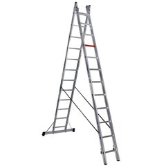 Двухсекционная алюминиевая лестница-стремянка VIRASTAR 2x12
