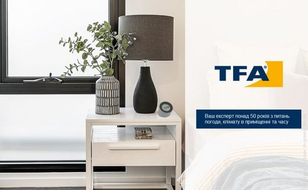 Будильник TFA "TIME & LIGHT" и LED ночник (60202910)