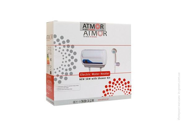 Проточный водонагреватель Atmor New 5 кВт (Душ)