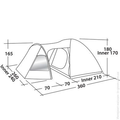 Палатка EASY CAMP Blazar 400 Rustic Green (120385)