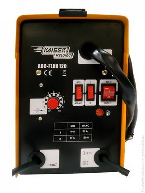Зварювальний напівавтомат KAISER ARC-FLUX 120