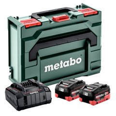 Набор аккумуляторов METABO 2 x LiHD8.0Ah + ASC 145 + metaBOX 145