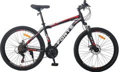 Велосипед Forte Braves МТВ 27,5"/19" (117837) чорно-червоний