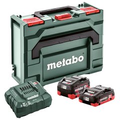 Набір акумуляторів METABO LiHD 1 x 4.0 + 1 x 5.5 + ASC 55 + MetaLock II