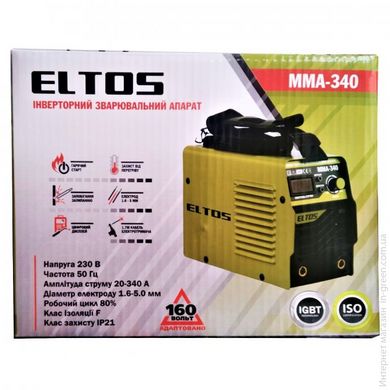 Сварочный инвертор ELTOS ММА-340 (дисплей)