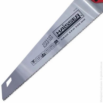 Ножовка по дереву HAISSER 40163 500 мм, 7-8TPI, 3D, SK5, Rapid (102664)