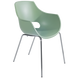 Кресло Papatya Opal-ML PRO зелений резеда, ножки хром Фото 1 з 3