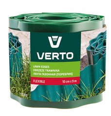 Стрічка газонна Verto 15G510 бордюрна, хвиляста, 10 см x 9 м